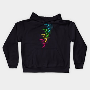 Pseudoscorpion rainbow Kids Hoodie